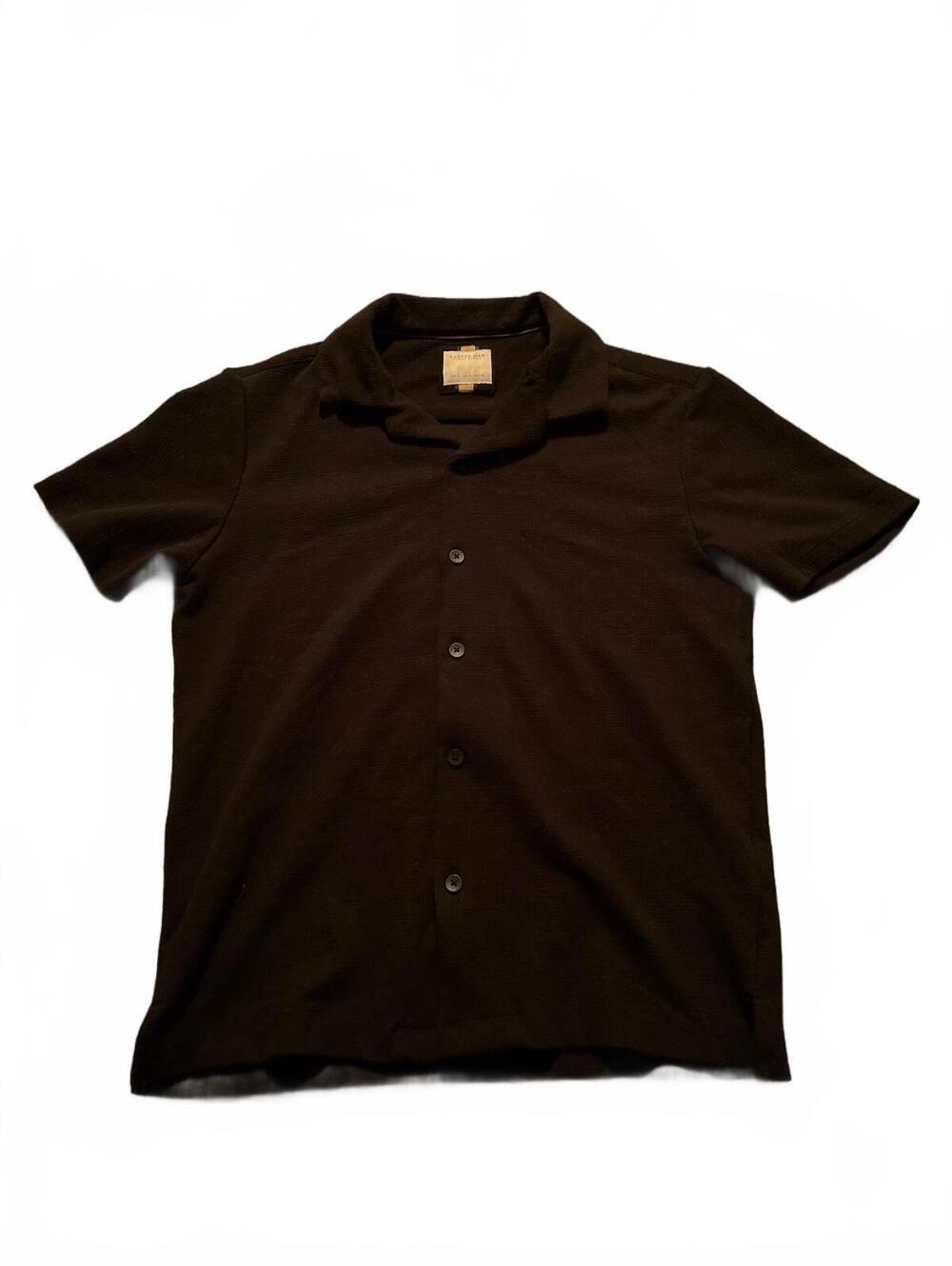 Cactus Man Ricky Singh Black Men's Button Up Shirt Size S